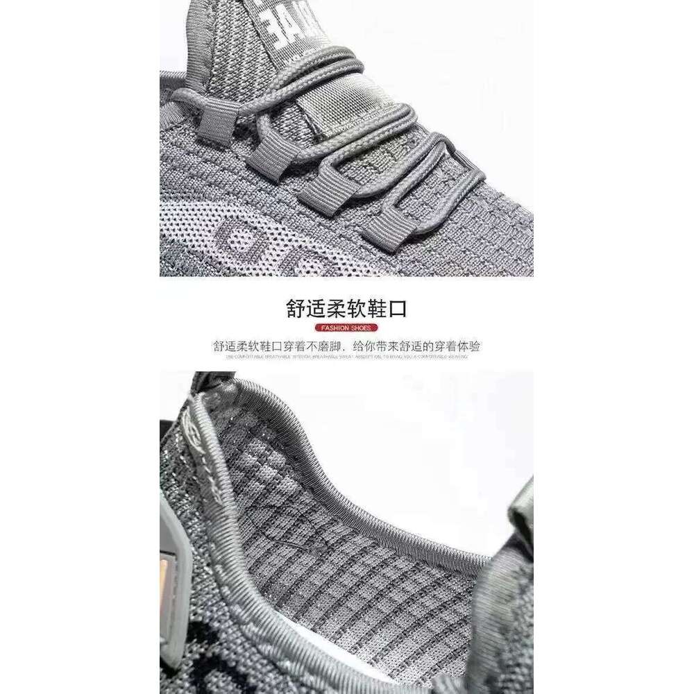 Versatile new fashionable men's shoes with mesh breathable sports running shoes and casual men's shoes