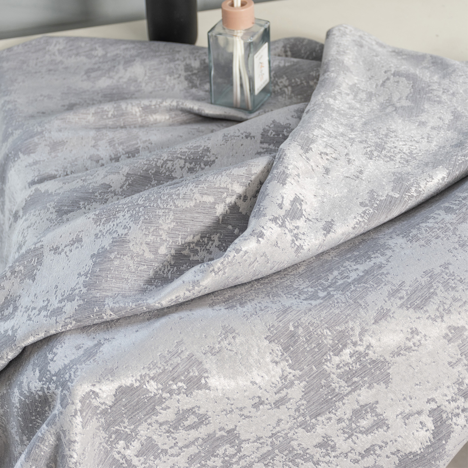 Modern Perforated Blackout Curtain for Bedrooms & Living Rooms - Bay Window Style