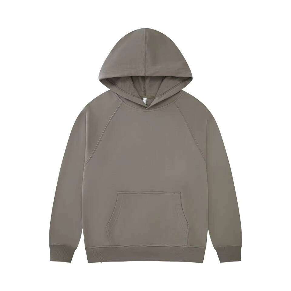 Men's High-End Heavyweight Embroidered Oversized Pullover High-Quality Cotton Blank Hoodie Streetwear