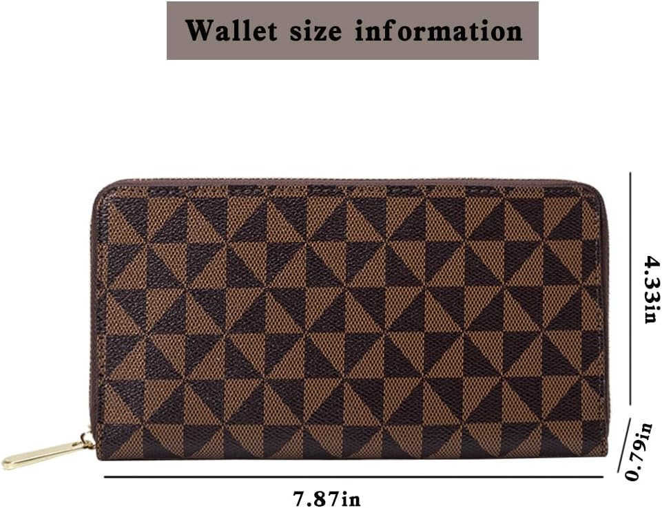 Womens wallet Wristlet Wallets for Women Large capacity travel zipper wallet multi card mens mobile phone change wallet Womans Wallet Ladies Wrist Wal