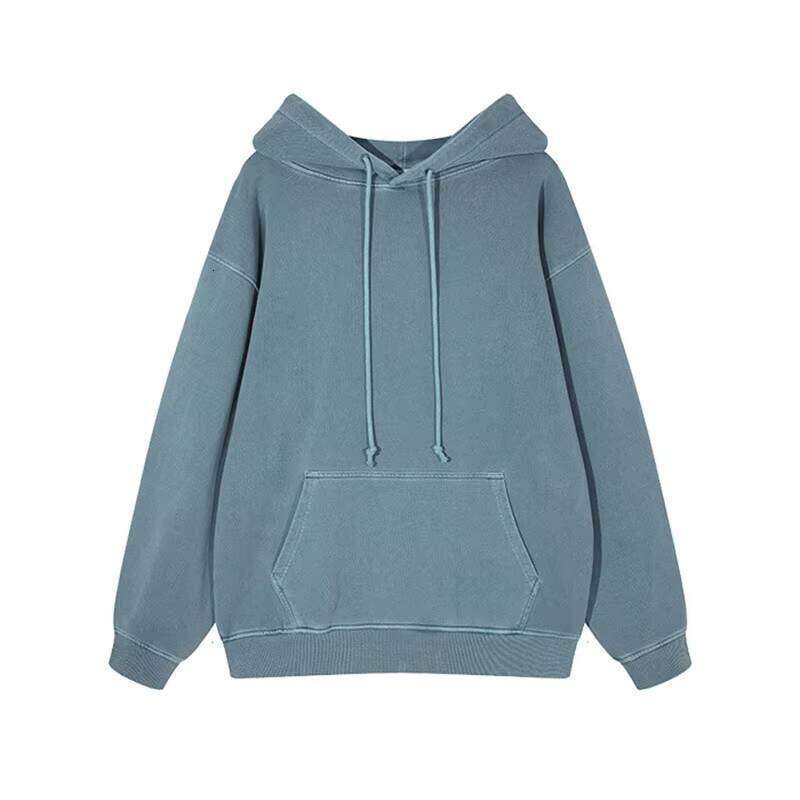 420g Cotton Heavy French Terry Washed Embroidered Oversized Hoodie