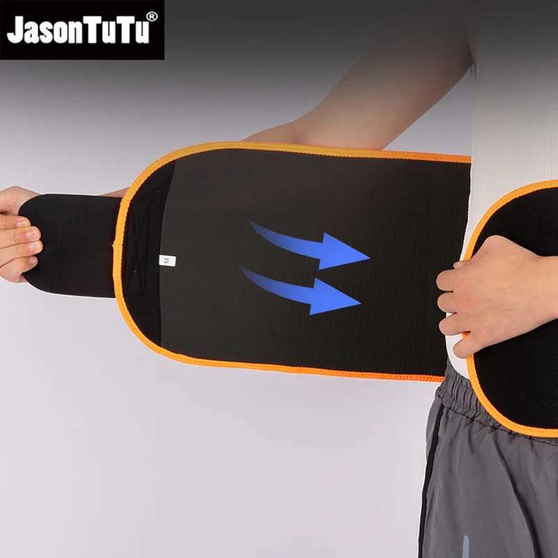 JASONTUTU Neoprene Sport Waist Belt Support Body Shaper Waist Loss Fitness Sweat Belt Slimming Strap Waist Trimmer W250910