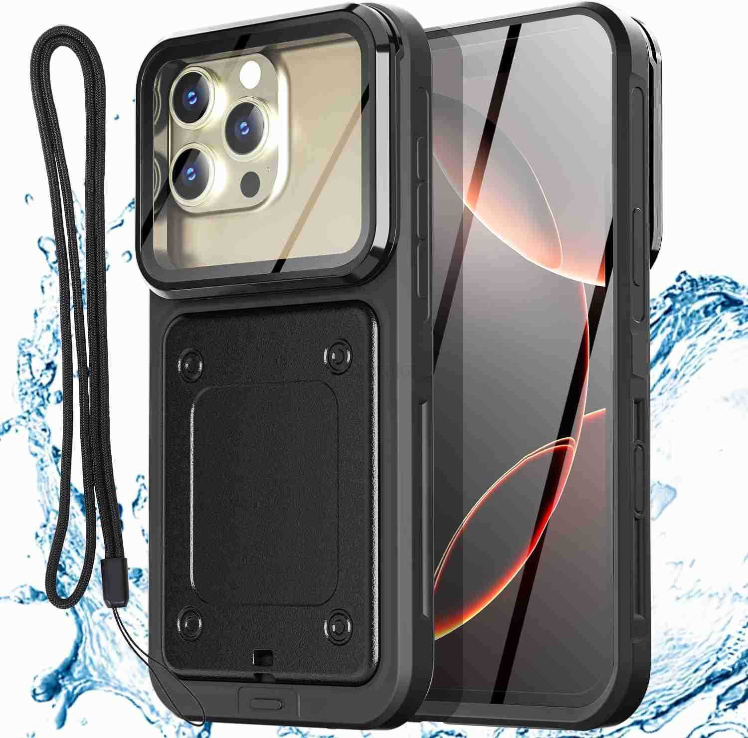 Waterproof Phone CaseCruise Essentials 2025Universal SelfCheck Function Underwater Pouch Dry Bag Beach Travel Essentials for iPhone 16e 16 15 14 13 12