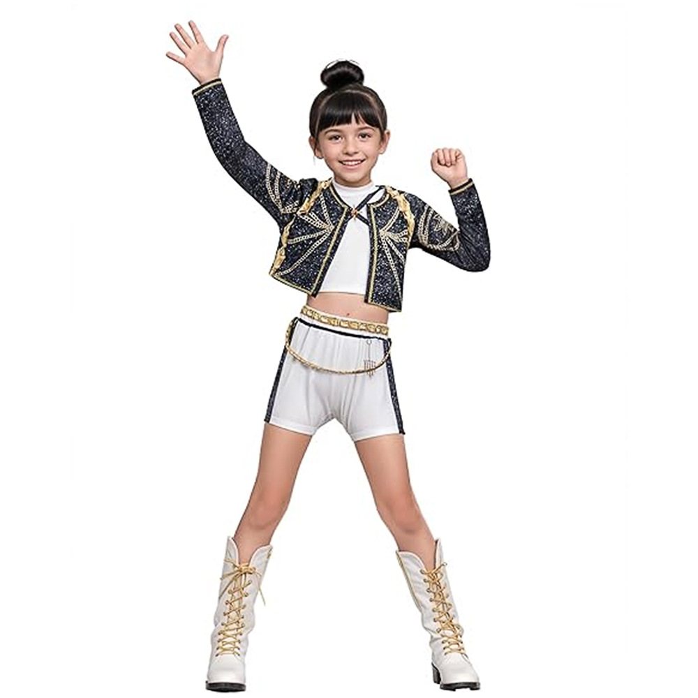 KPOP Demon Costume Rumi Mira Zoey Anime Cosplay Costume for Girls Pop Singer Halloween Party Performance Outfit