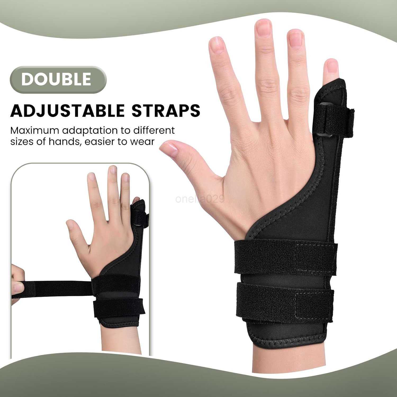 Finger Splint Trigger Finger Splints for Little Finger Pinky Brace Wrist Support for Carpal Tunnel Arthritis Tendonitis W250910