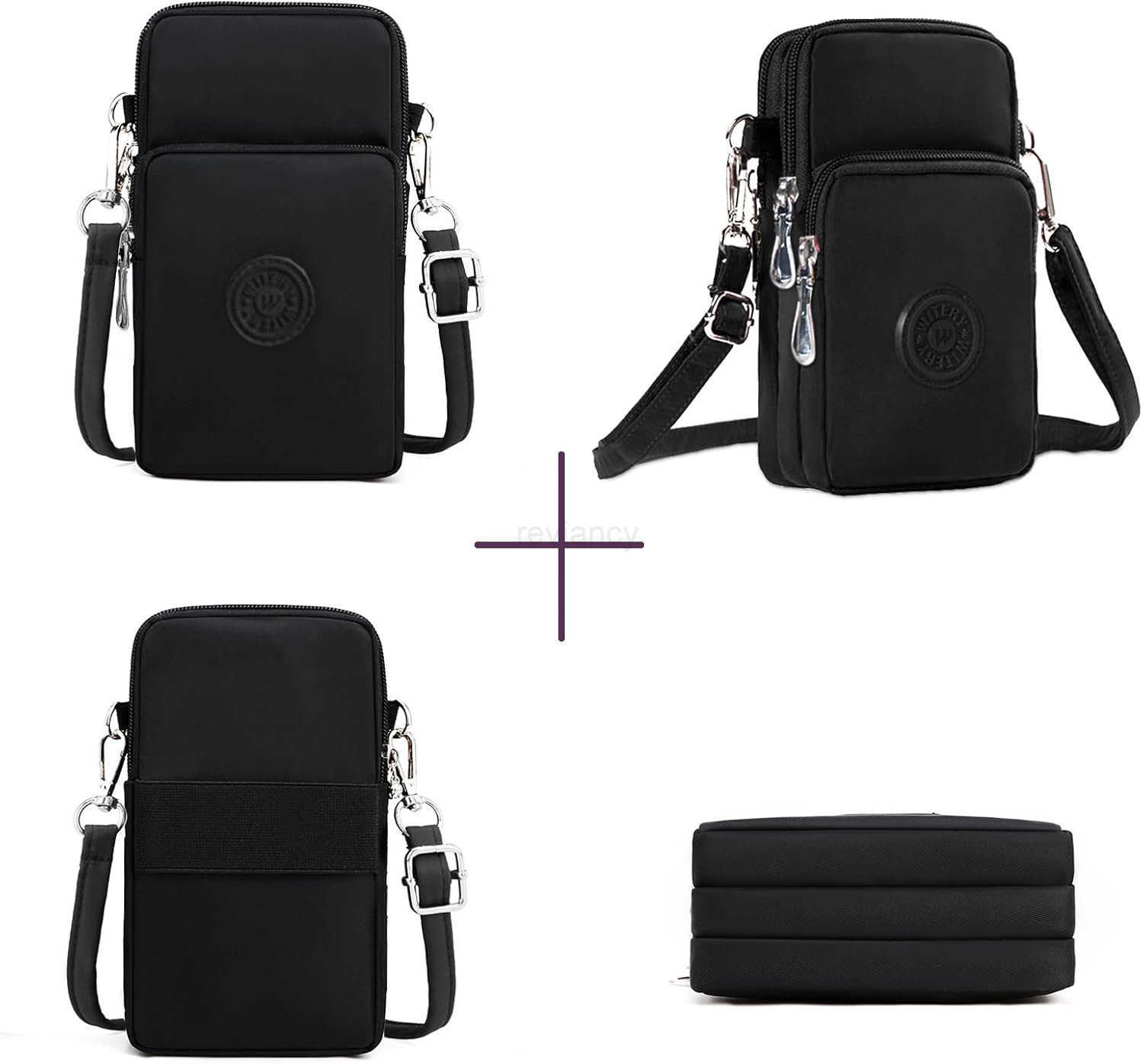 Waterproof Nylon Cute Crossbody Cell Phone Purse Smartphone Wallet Bag for WomenW250910