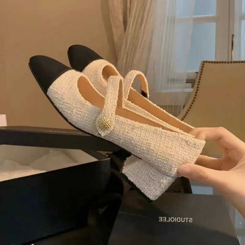 Womens Mary Jane High Heels 2024 New Fashion Elegant Square Heel Thick Heel Classic Versatile Women Single Shoes W250910