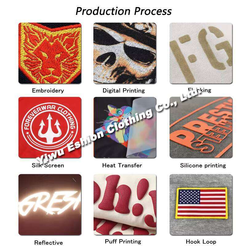 High Quality Oversized Men's Hoodie Washed Sweatshirt Screen Printing Embroidery