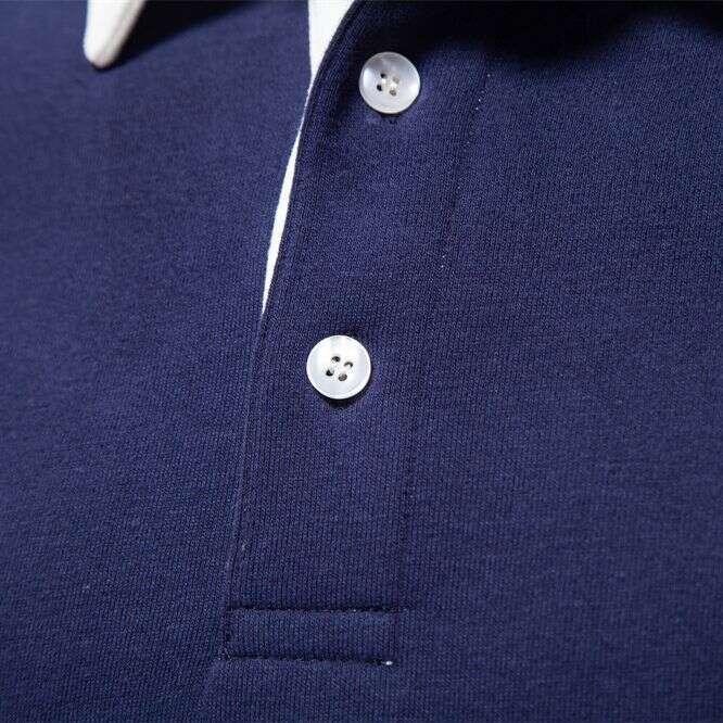 2024 new autumn long-sleeved Polo collar trend European high quality casual versatile men's hoodie