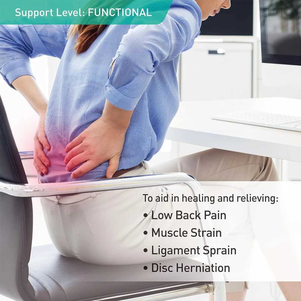 1PC Back Brace with 3 Lumbar Pad3 SupportsBack Brace for Men Lower BackBack Brace for Lower Back Pain Women for Sciatica Pain W250910