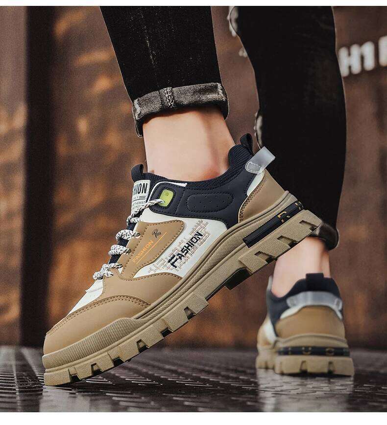 Casual Shoes Mens Sneakers Leather Outdoor Platform Fashion Luxury Designer Sports Running Hiking Skateboard Boots Autumn