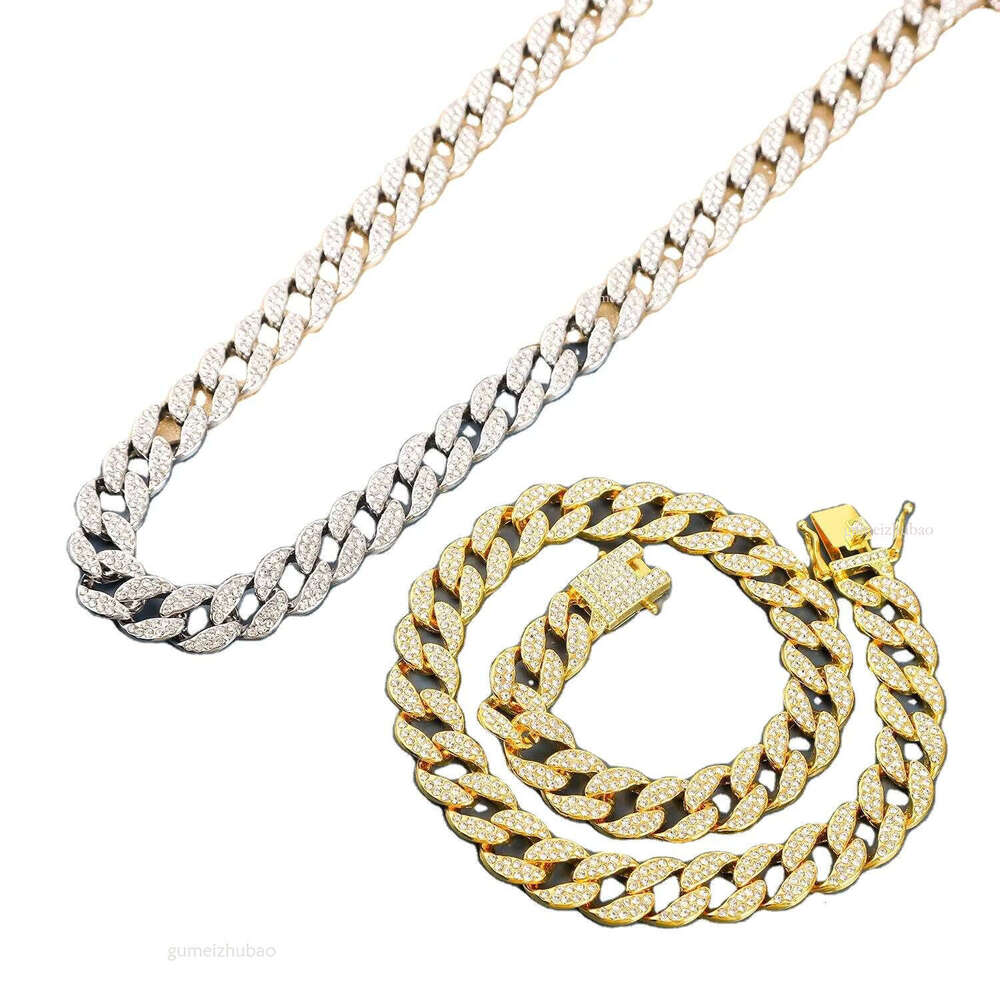 Mang Hiphop VVSMossanite Bracelet 6mm 8mm 10mm 12mm 15mm GRA S Sier Necklace Moissanite Cuban Chain