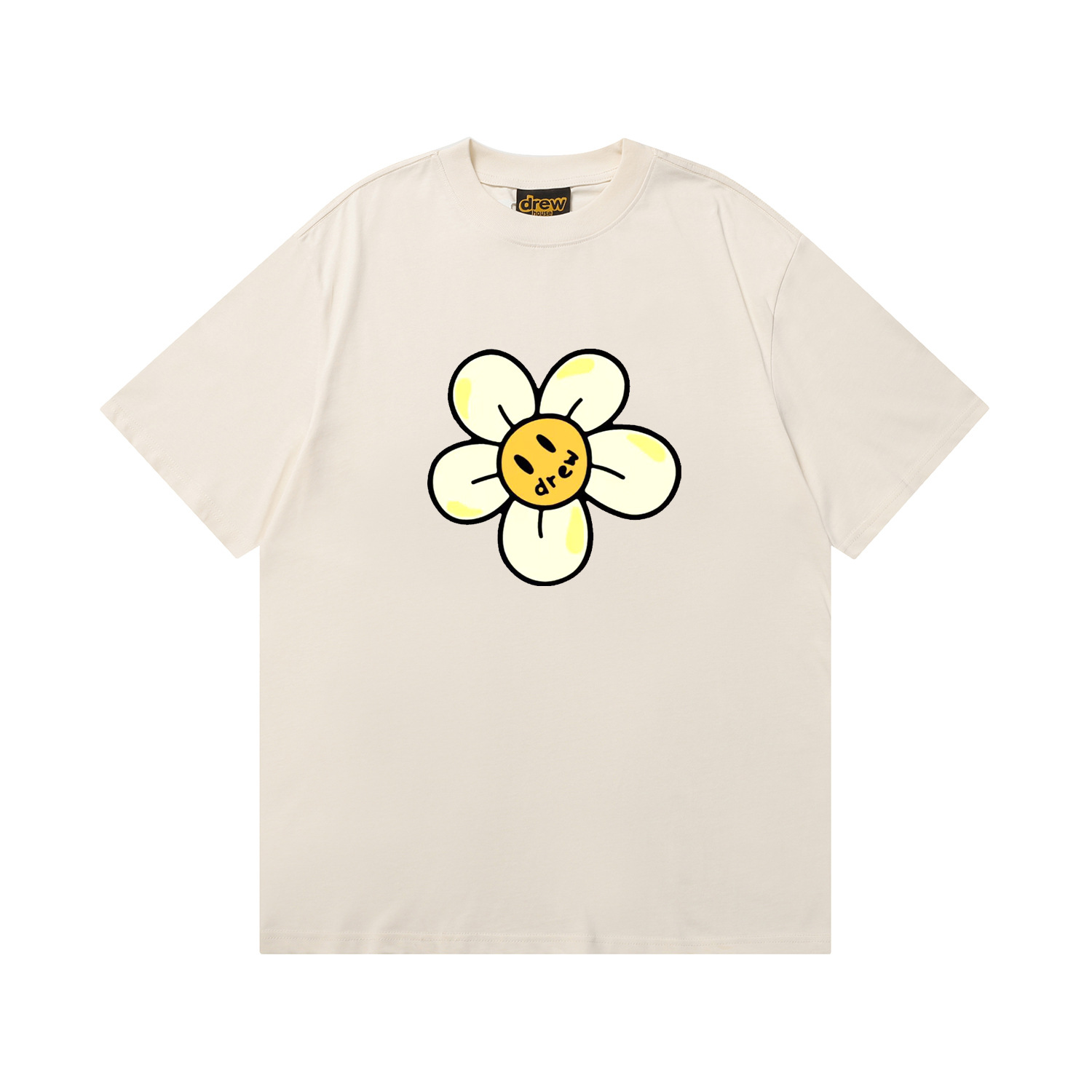 Drew House Designer luxury T shirt men's and women's T-Shirts Little-daisy print