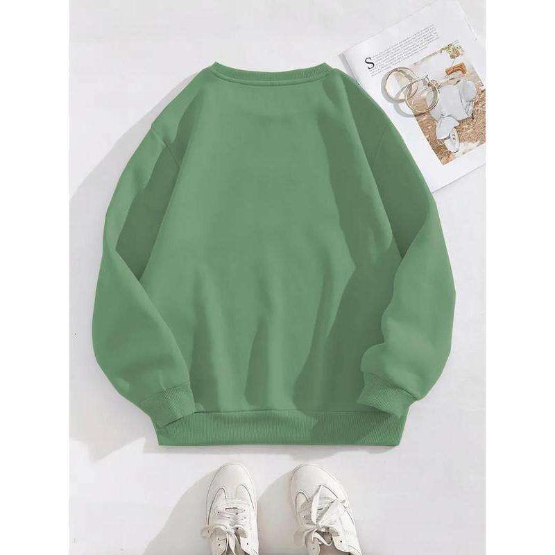 Cartoon Bat Graphic Print Crew Neck Sweatshirt, Casual Drop Shoulder Long Sleeve Pullover, Women's Fall & Winter Clothes for Daily Wear