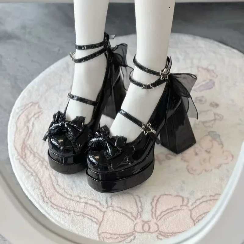 Night Club Platform Women Lolita Pumps Fashion Shallow High Heel Shoes 2025 Spring Autumn Ladies Outdoor Stripper Shoes W250910