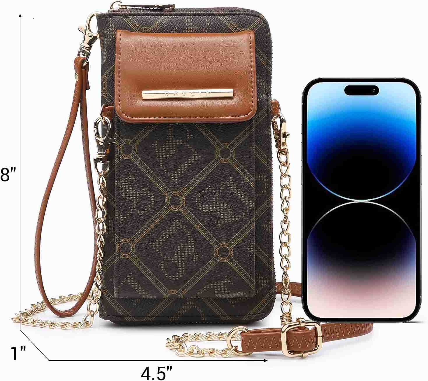 Crossbody Bag Phone Purse Handbag for Women Shoulder Bag Wristlet Wallet with Multi PocketsW250909