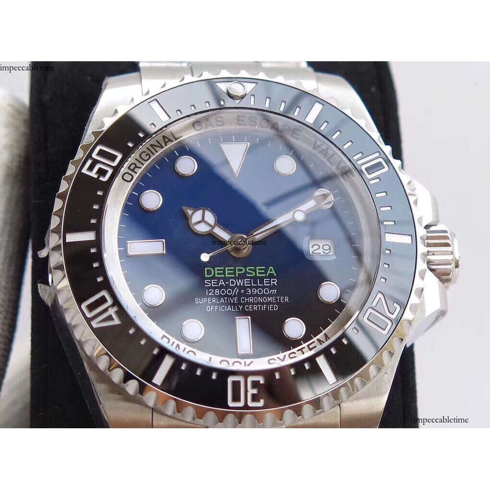 U1 Factory Mens Watch Deep Ceramic Bezel SEA-Dweller Sapphire Cystal Stainless Steel With Glide Lock Clasp Automatic nical Watches 8d