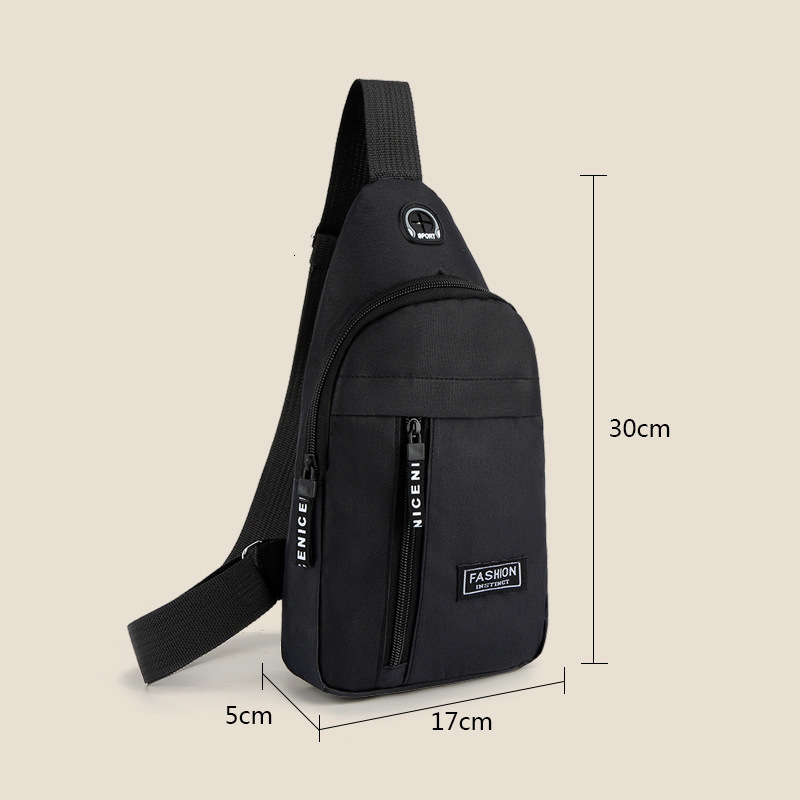 2025 New Free Shipping Men S Chest Luxury Designer Bag Bag Bag Oxford Cloth Multi Functional Sports Outdoor Casual Shoulder Backpack Crossbody Bag Men