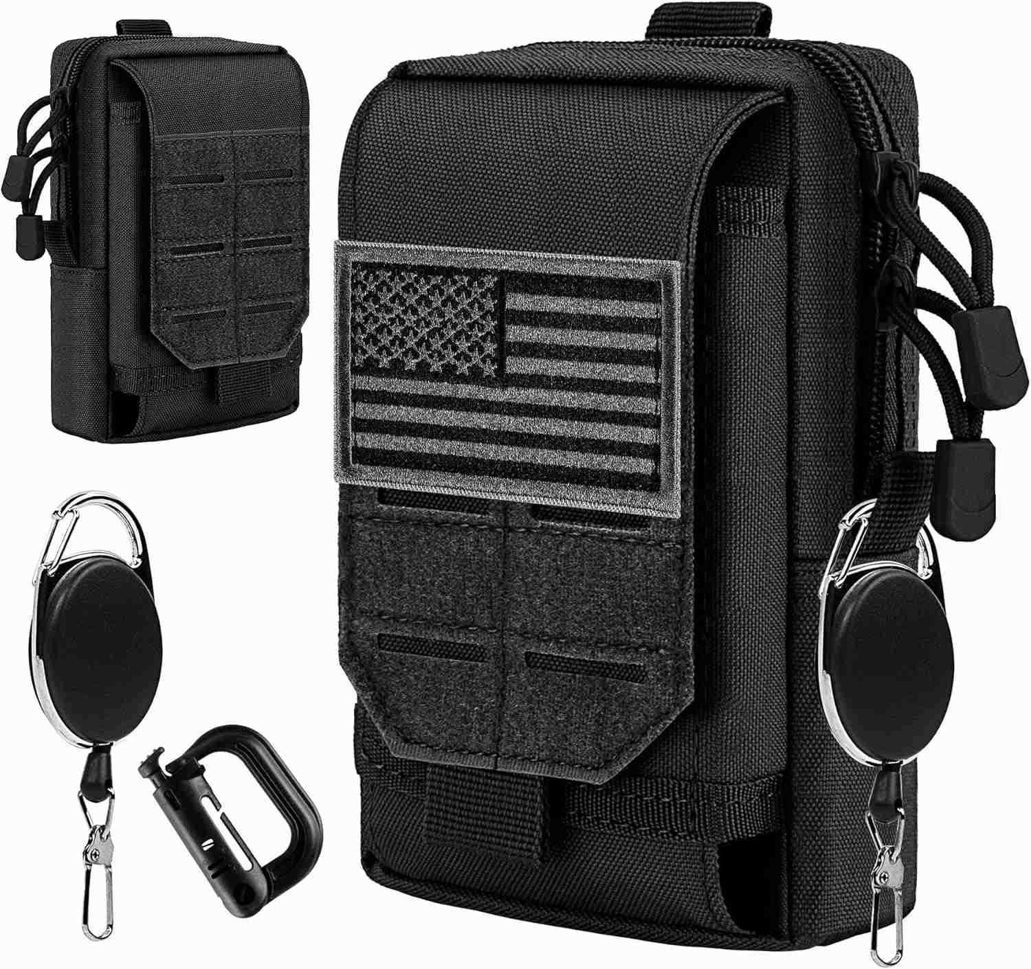 MultiPurpose Tactical Molle Pouch Waist Bag for Mobile Phone Belt Pouch Holster Cover Case for iPhone 16 Pro Max16 Pro1615 Pro Max14 Pro Max13 Pro Max