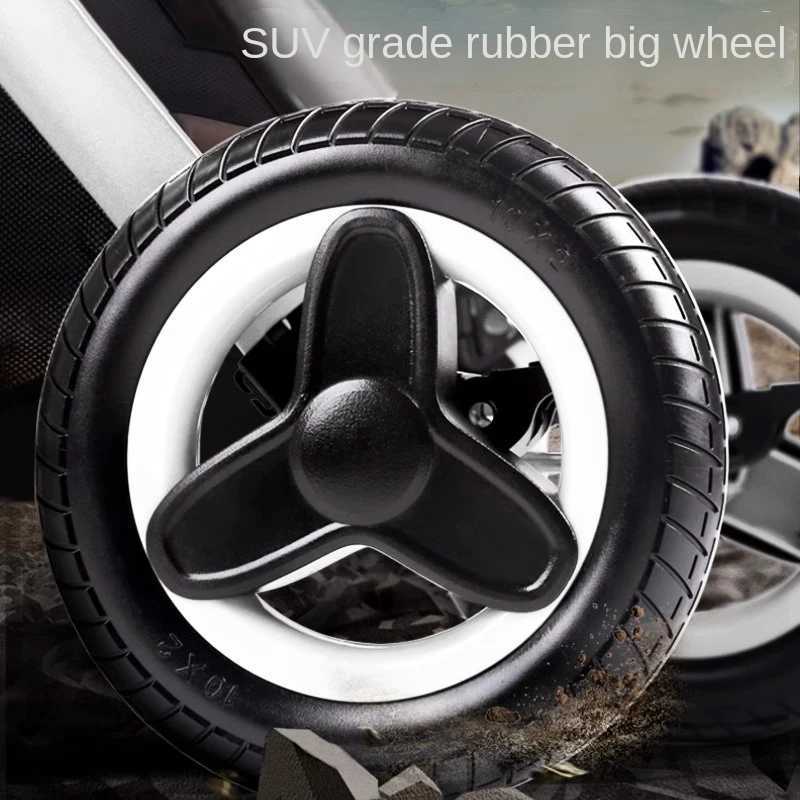 Baby Stroller Can Sit and Lie Down Lightweight Folding High Landscape Fourwheel Shock Absorption Twoway Push Newborn Stroller W250910