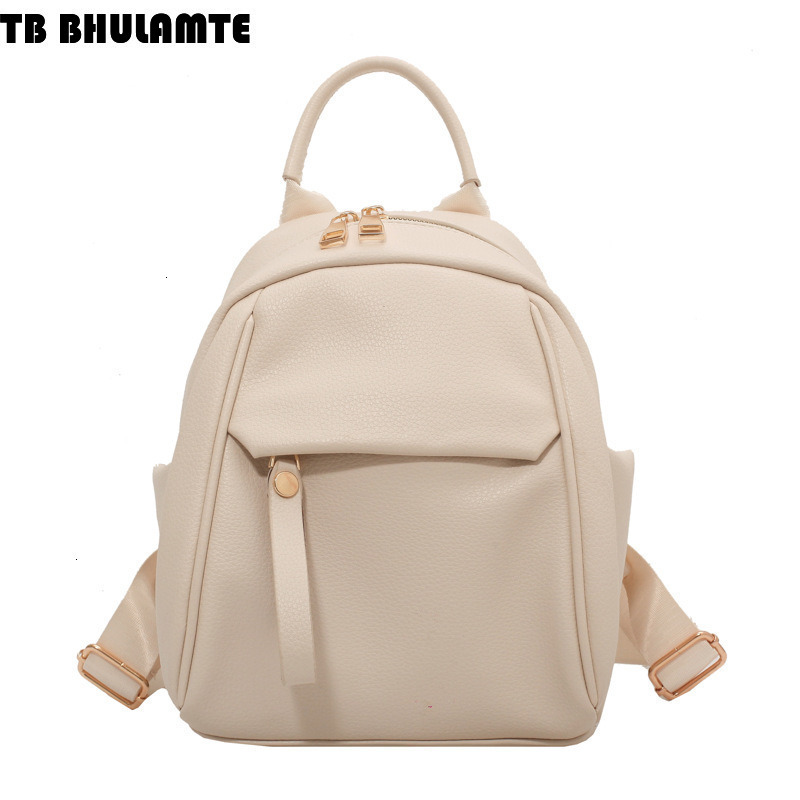 Free Shipping Designer Bag Backpack Korean Style Luxury Bag Soft Leather Texture Fashion Simple Backpack Casual Versatile School Commuting Literary Ba