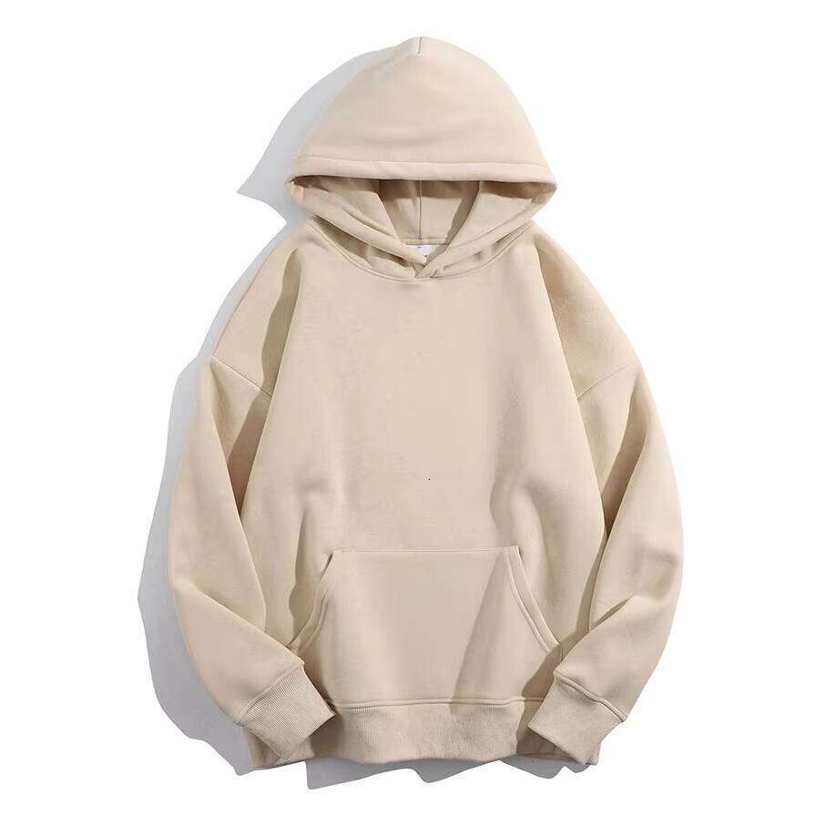 Heavyweight Men's Embroidered Logo 420 Gsm Blank Wool Cordless Oversized Cotton Hoodie
