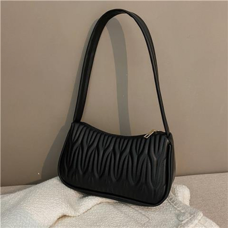 New Trendy Free Shipping Single Shoulder Underarm Bag High End Fashion Luxury Bag Solid Color Bag Women S Bag Niche Design Handheld Designer Bag Small