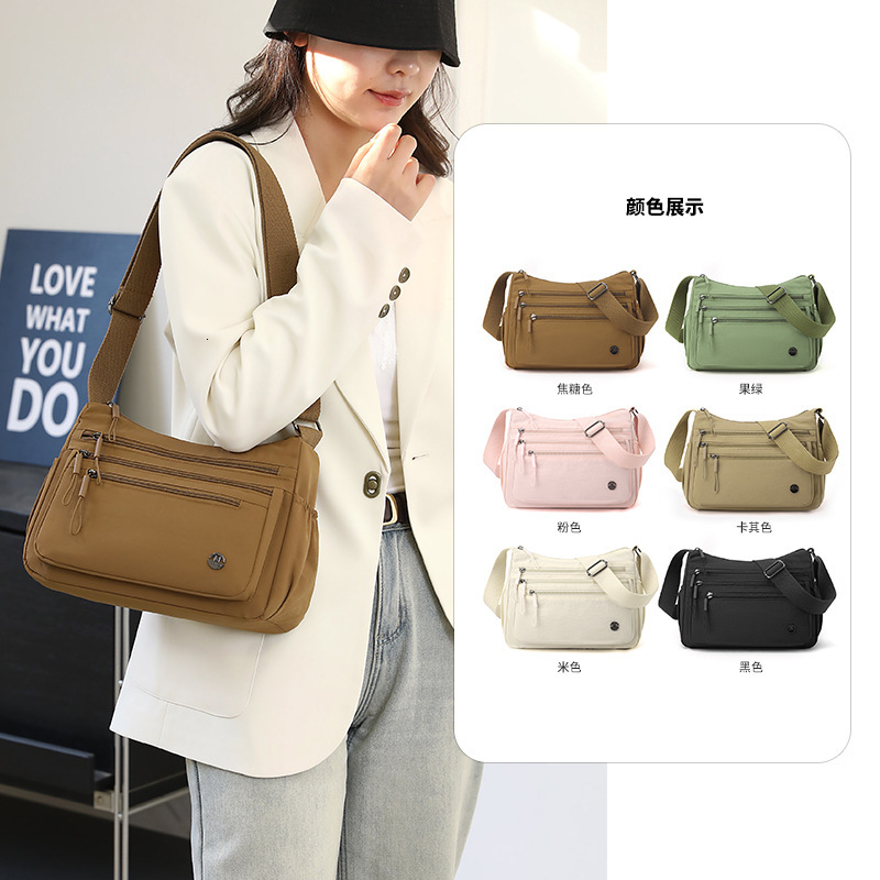 Luxury Bag Large Capacity Fashion Designer Bag Simple Commuter Women S Bag New Nylon Crossbody Bag Multi Compartment Free Shipping Storage Versatile S