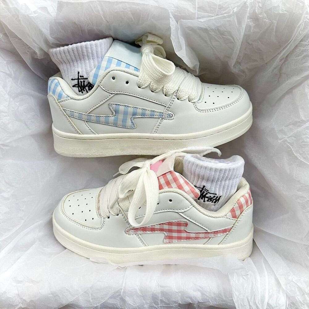 Korean Style Women's Sneakers 2025 New Spring and Autumn Height-Increasing Thick-Soled White Versatile Chic Shoes Student Loafers
