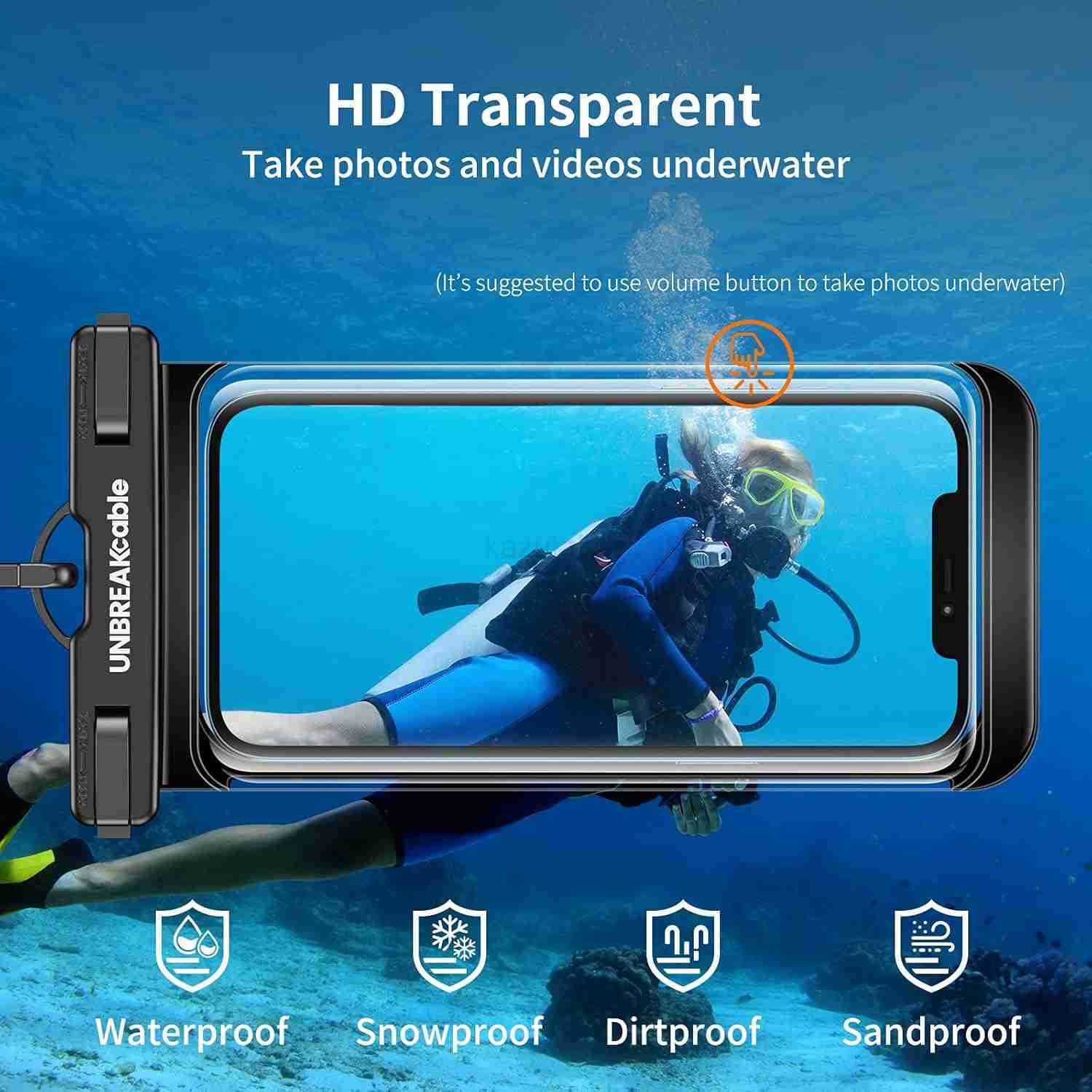 Waterproof Phone Pouch2 Pack IPX8 Waterproof Phone Case for iPhone 16 15 14 13 12 11 Pro Max S25 S24 S23Dry Bag Travel Essentials for Beach Pool Kay Z