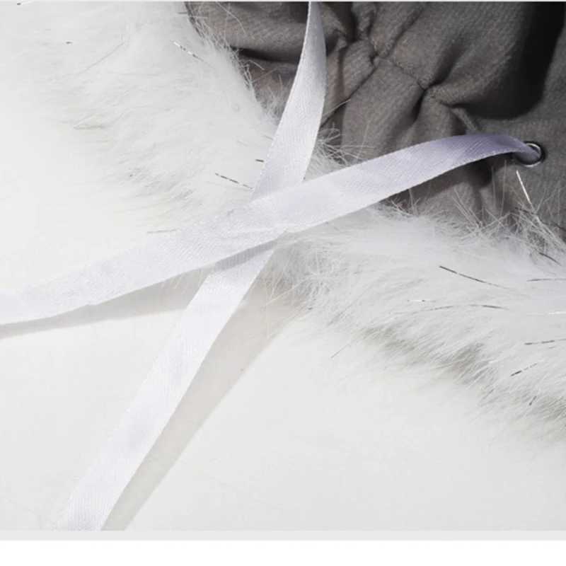 Faux Fur Trper Hat Women Warm Fleece Lined Winter Ear Fl Bucket Style Cold Weather Skiing Outdoor Face SlimmingXJ250910