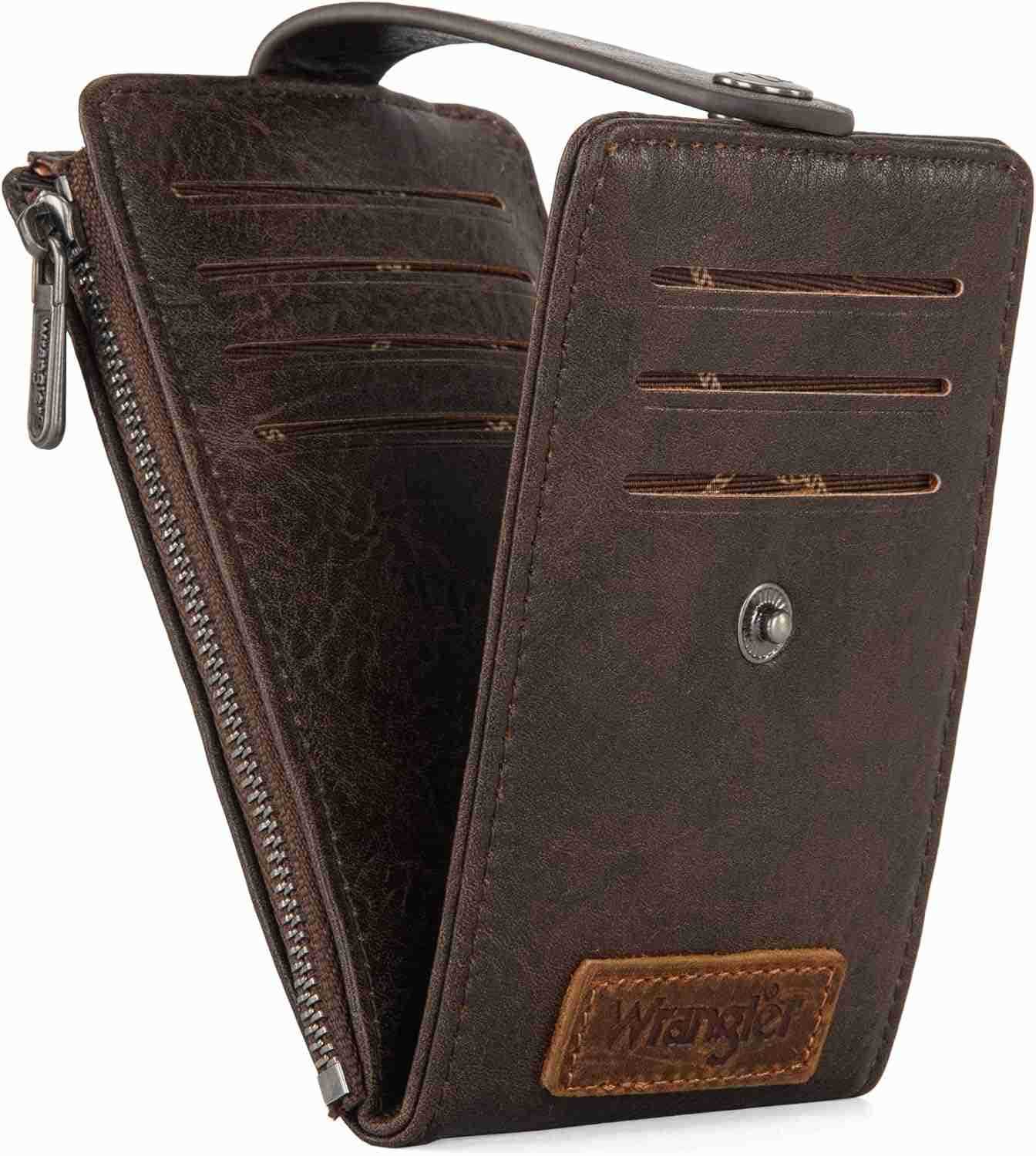 Womens Bifold Wallet Vintage Multi CARD Holder for Women Slim Minimalist with Zipper Pocket Coin PurseZ250910