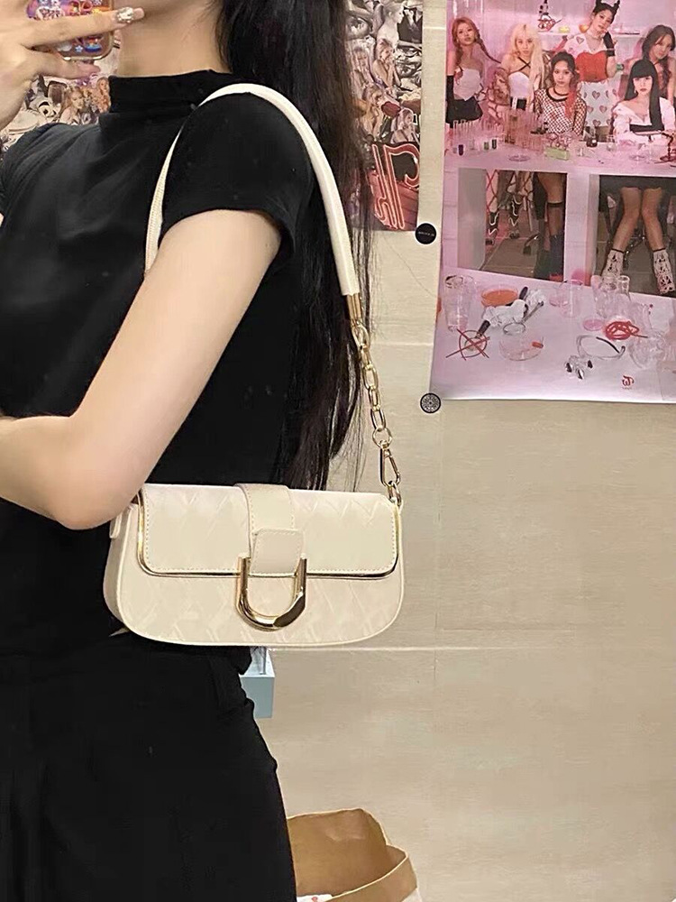Luxury Bag Li Tea New High End Simple Elegant Small Square Bag Single Designer Bag Shoulder Crossbody Bag Fashion Free Shipping Versatile Underarm Bag