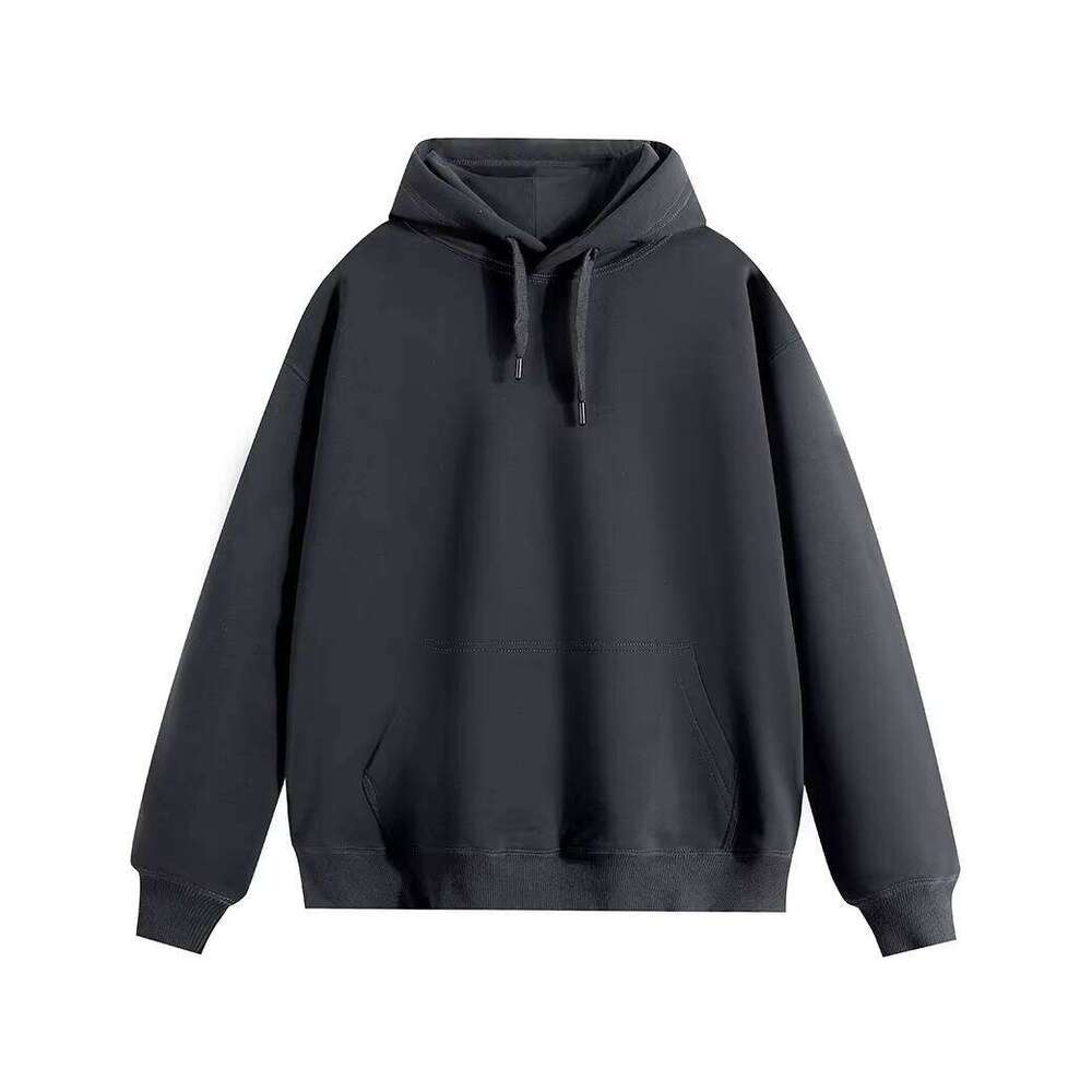 High-Quality 500gsm Wool Logo Heavyweight Pullover Blank Oversized Men's Hoodie and Sweatshirt