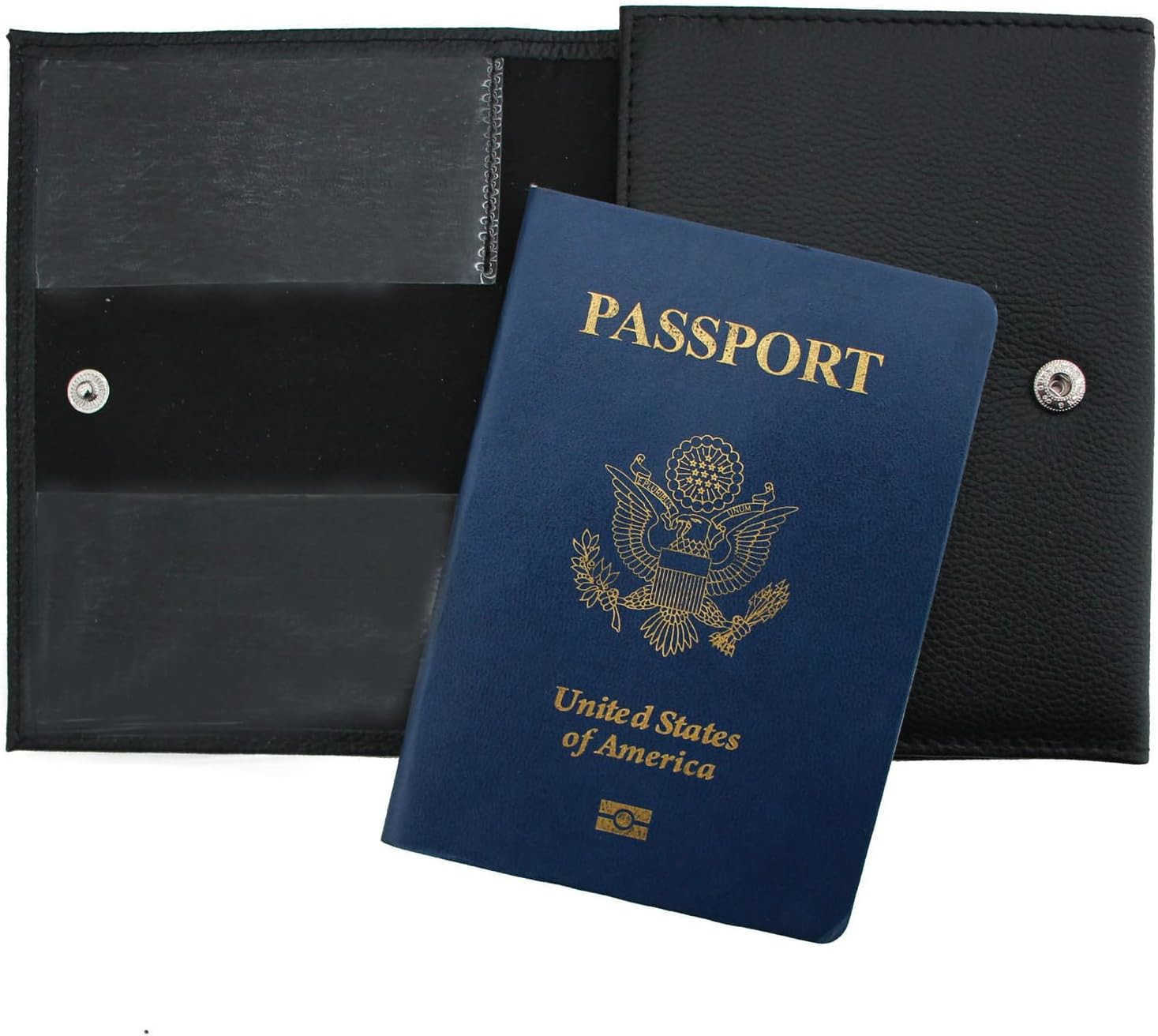 Wallet Passport Holder RFID Blocking Genuine Leather Materials 1 PieceZ250910