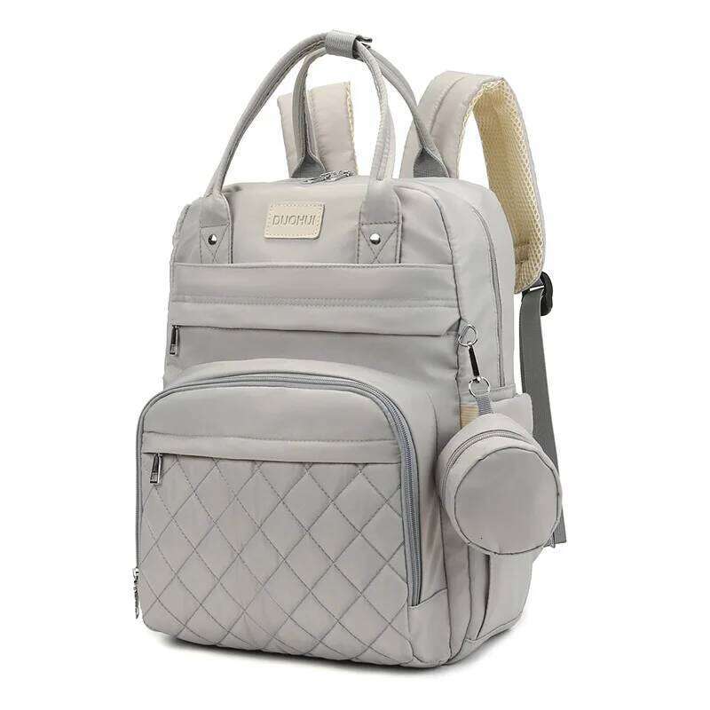 Anti Splash Large Capacity Baby Mom Outdoor Backpack Mommy Bag New Lightweight with Built in Urine Pad Multifunctional