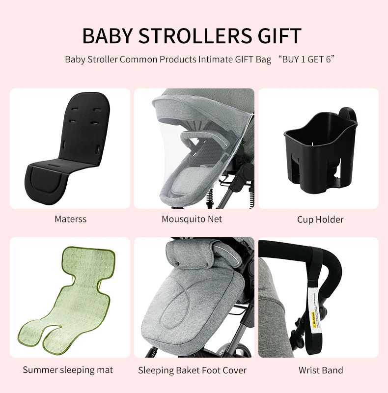 poussette bebe 3 en 1 Baby stroller baby newborn items Baby stroller for newborns Light str oller for newborn baby Free Shippin W250910