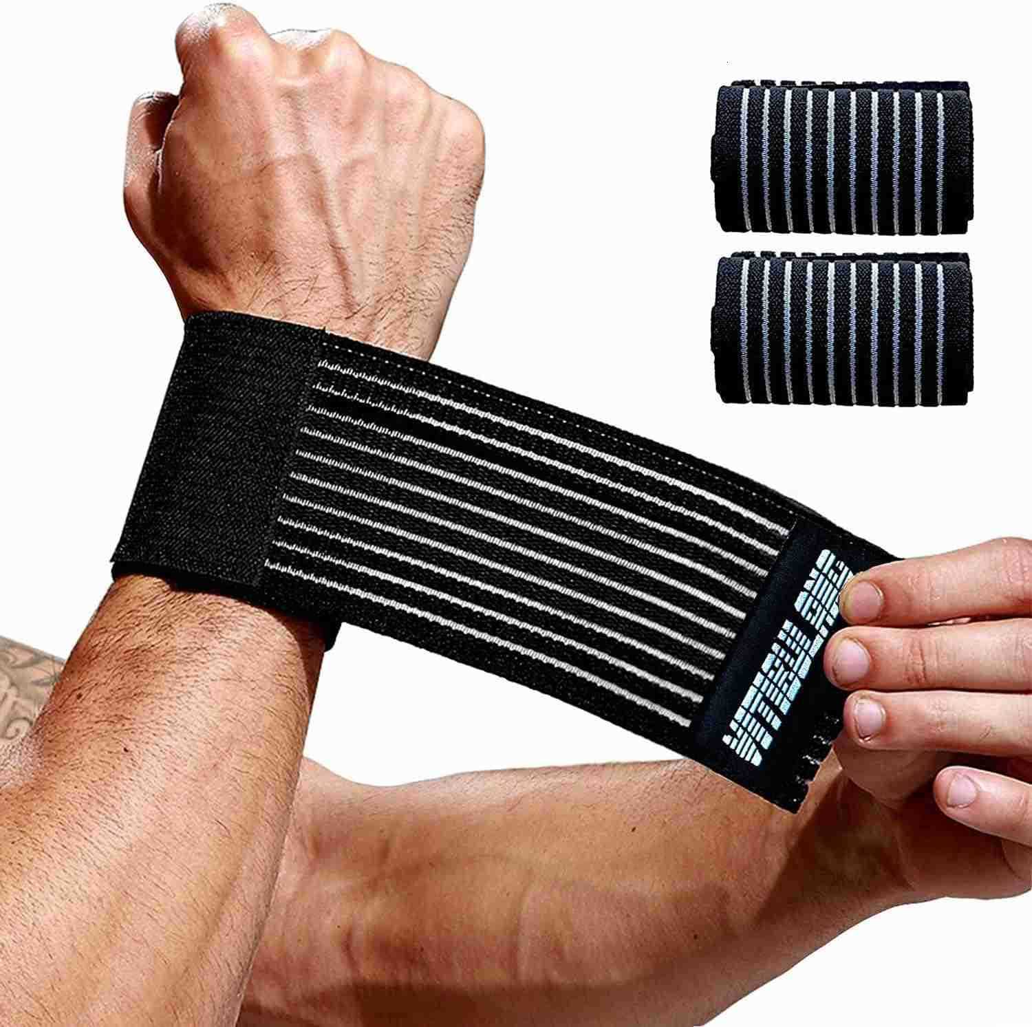 2 Pack Wrist Wraps for Working OutArthritis Hand Support BandsLightweight Wristband for Men WomenCompression BandBreathable Wristguardfor Fitness Ten 