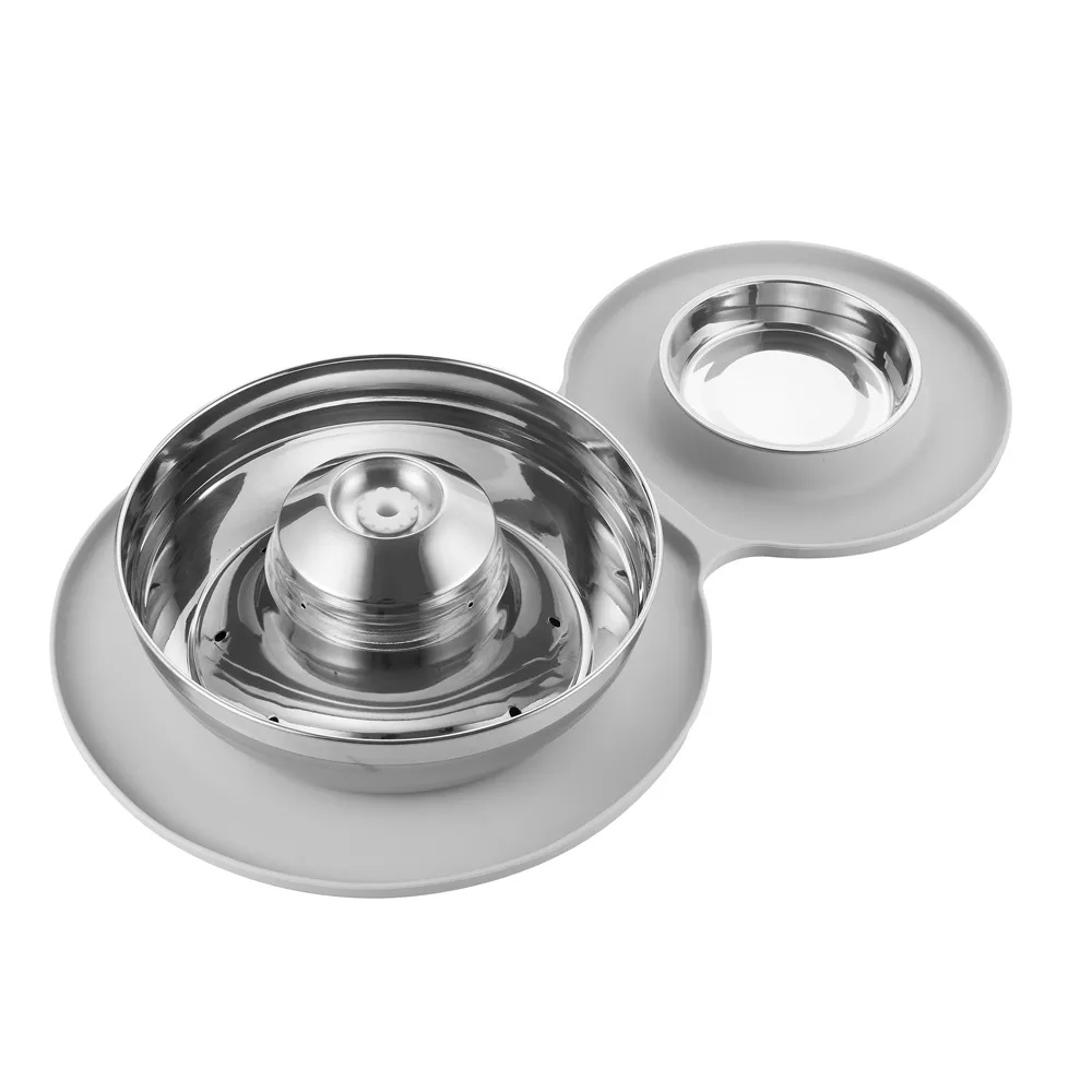 Pet Water Dispenser Open Fountain Smart Cat Water Feeder Dog Stainless Steel Ultra-Quiet Automatic Water Fountain for Dog Cat