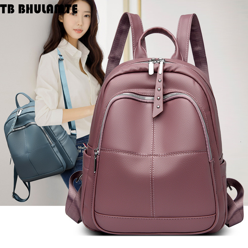Free Shipping Designer Bag Soft Leather Women's Backpack Fashionable Luxury Bag Travel Stylish Travel Backpack Large Capacity Simple Casual Commu