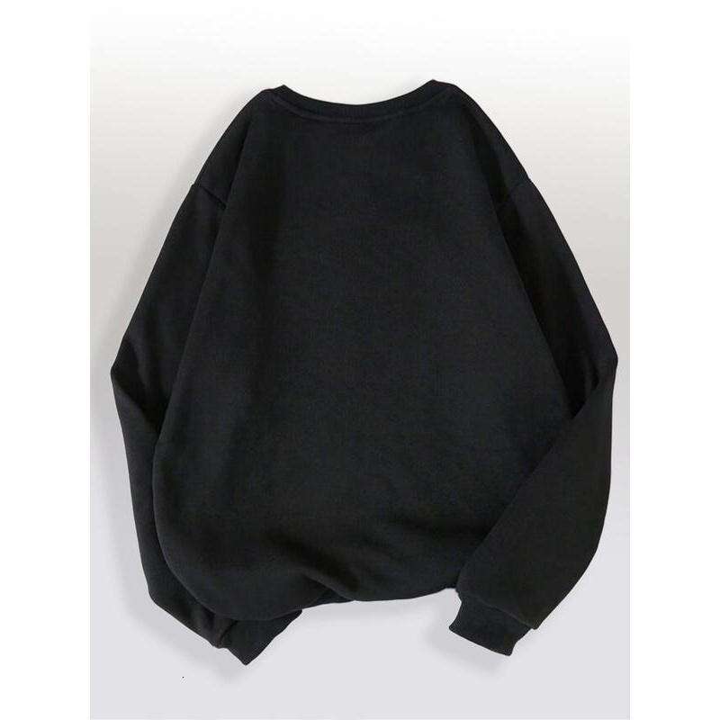 Women's Halloween Themed Ghost Print Drop Shoulder Sweatshirt, Casual Long Sleeve Round Neck Pullover for Daily Wear, Ladies Spring & Fall Clothe