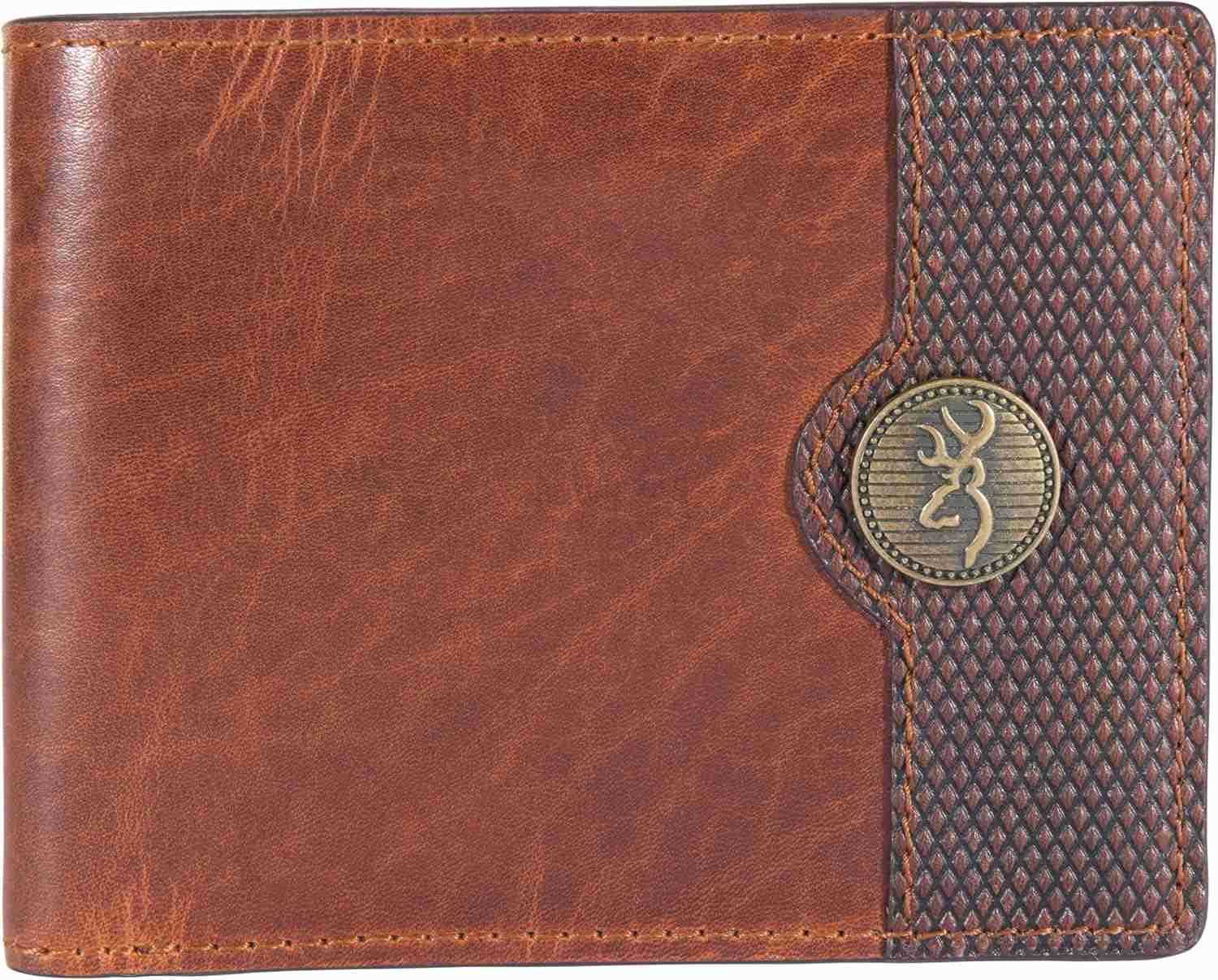 Browning Mens Rugged Western HeavyDuty Wallets Available in Multiple StylesZ250910
