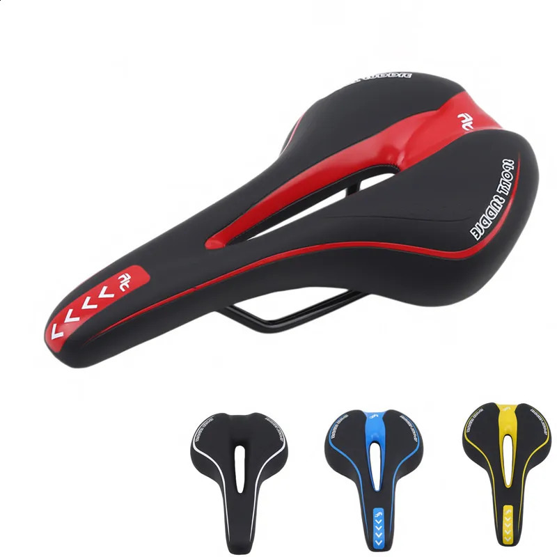Gel Soft Bicycle MTB Saddle Cushion Hollow Cycling Road Mountain Bike Seat Accessories 250909