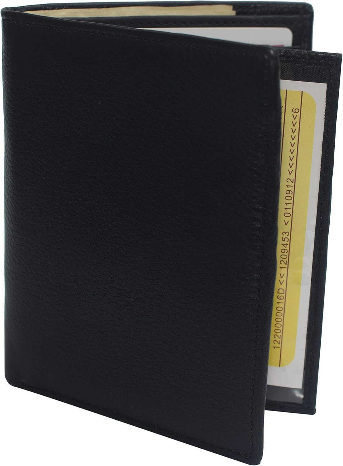 RFID Blocking Bifold Hipster Multi CARD ID Holder Wallet Leather BlackZ250910