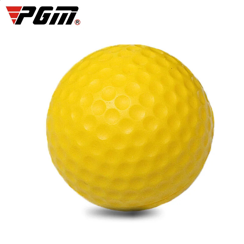 10Pcs Yellow PU Foam Golf Balls Sponge Elastic Indoor Outdoor Practice Training 250909