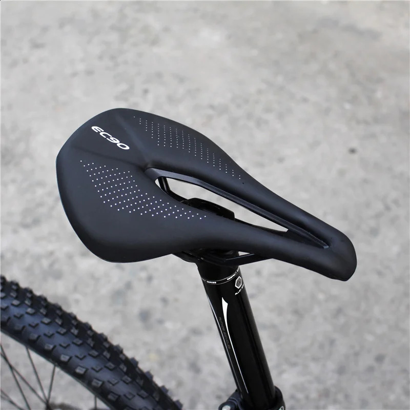 EC90 Bicycle Saddle MTB Road Bike Seat PU Ultralight Breathable Comfortable Cushion Mountain Racing Parts Components 250909