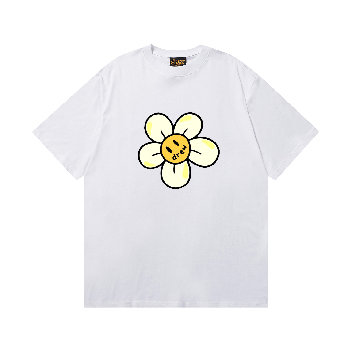 Drew House Designer luxury T shirt men's and women's T-Shirts Little-daisy print
