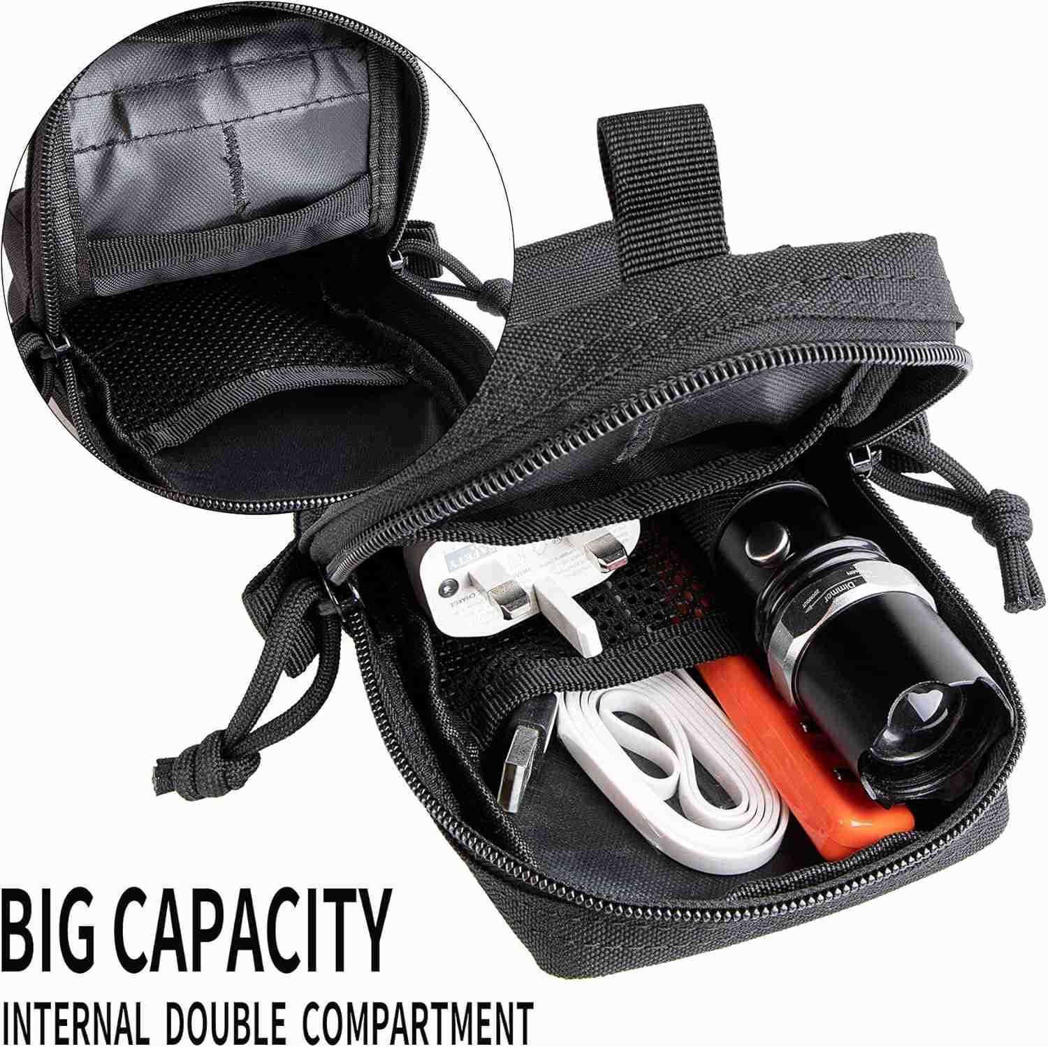 MultiPurpose Tactical Molle Pouch Waist Bag for Mobile Phone Belt Pouch Holster Cover Case for iPhone 16 Pro Max16 Pro1615 Pro Max14 Pro Max13 Pro Max