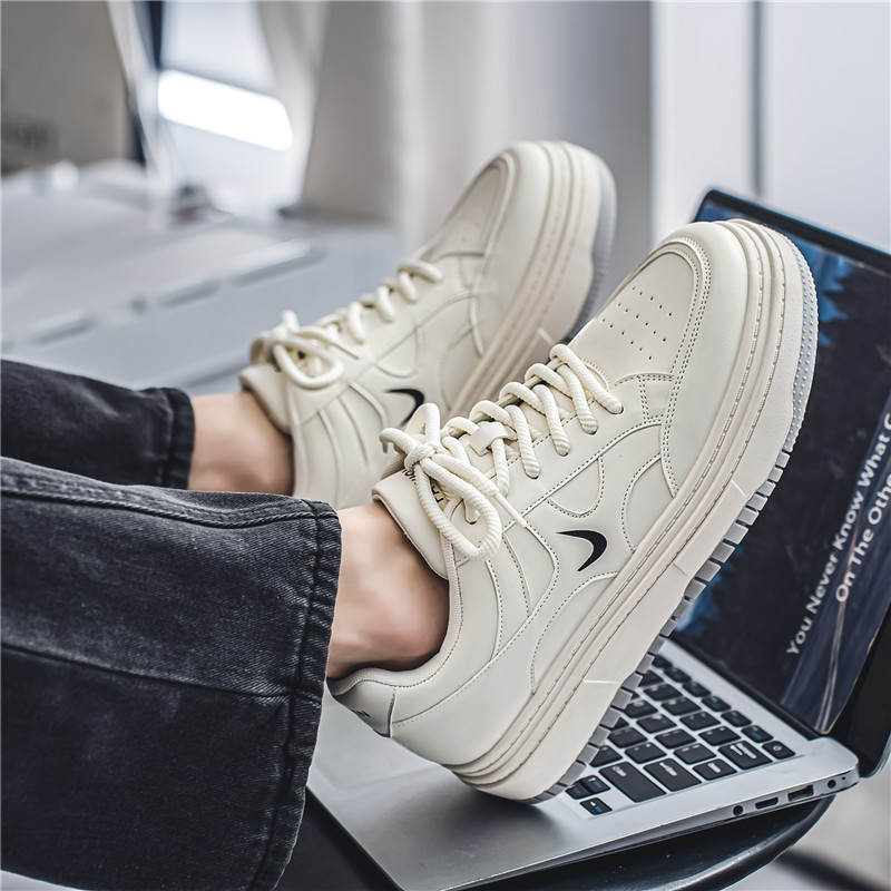 In 2025 Summer New Men's sports shoes Korean style trendy casual shoes Height-increasing thick-soled shoes Men's breathable men's shoes