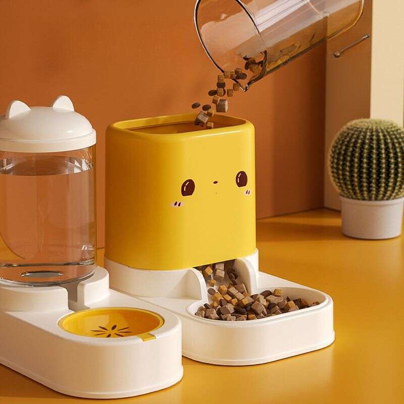 designer brand New Feeding Dog Split Water Dispenser Cat Bowl Anti black Chin Pet Product
